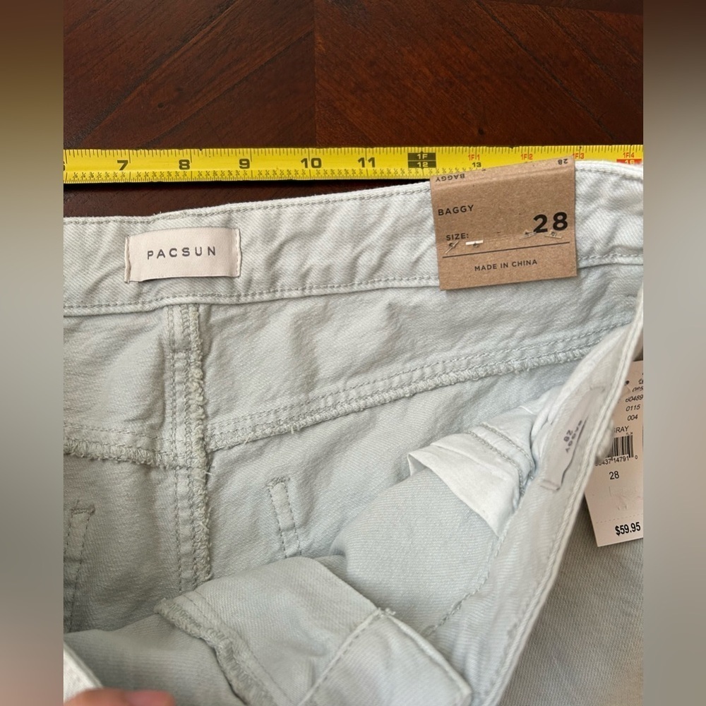 NEW PASCU women  Gray Cargo Pants SIZE 28 - Picture 10 of 11